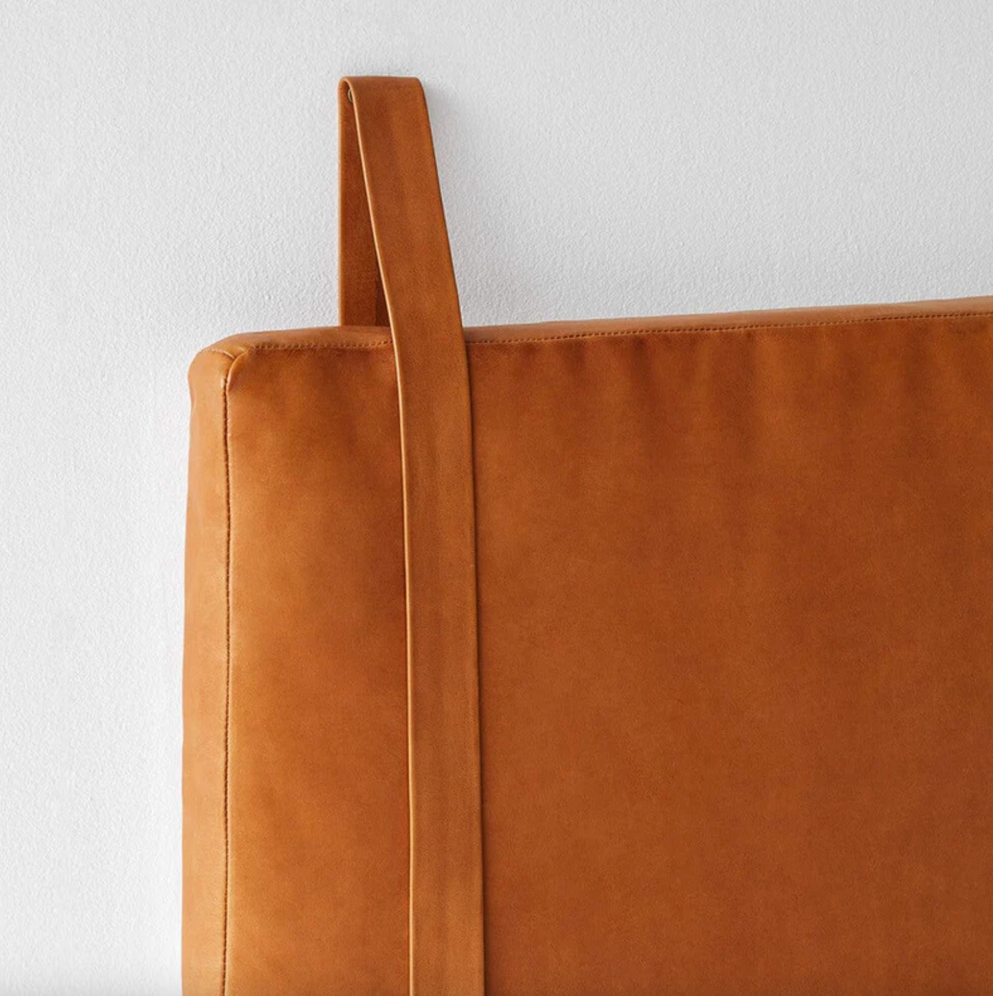 Genuine Leather Headboard, Hanging Bed Headboard for Boho Bedroom Decor