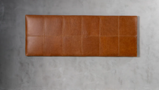 Custom Hanging Leather Headboard ,genuine leather bed, Hanging Headboard, Handmade king headboard